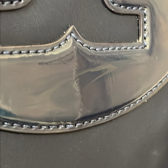 Tory Burch Ella Tote Navy Blue - Picture 9 of 10